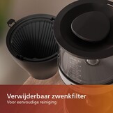 Filterkoffiezetapparaat Philips Boil & Brew 1.25L Zwart/Zilver - 34% Korting