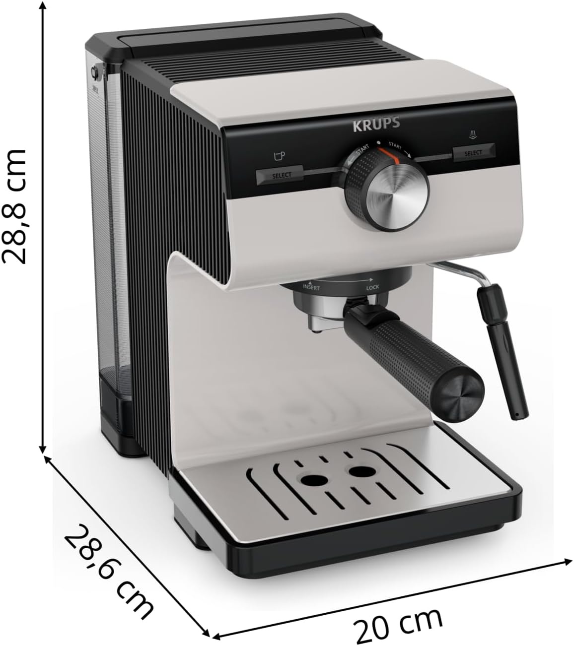 Espressozetapparaat Authentic Krups - 15 Bar - 2L Tank - 34% Korting