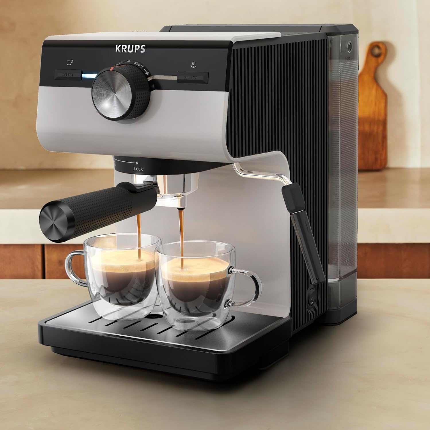 Espressozetapparaat Authentic Krups - 15 Bar - 2L Tank - 34% Korting