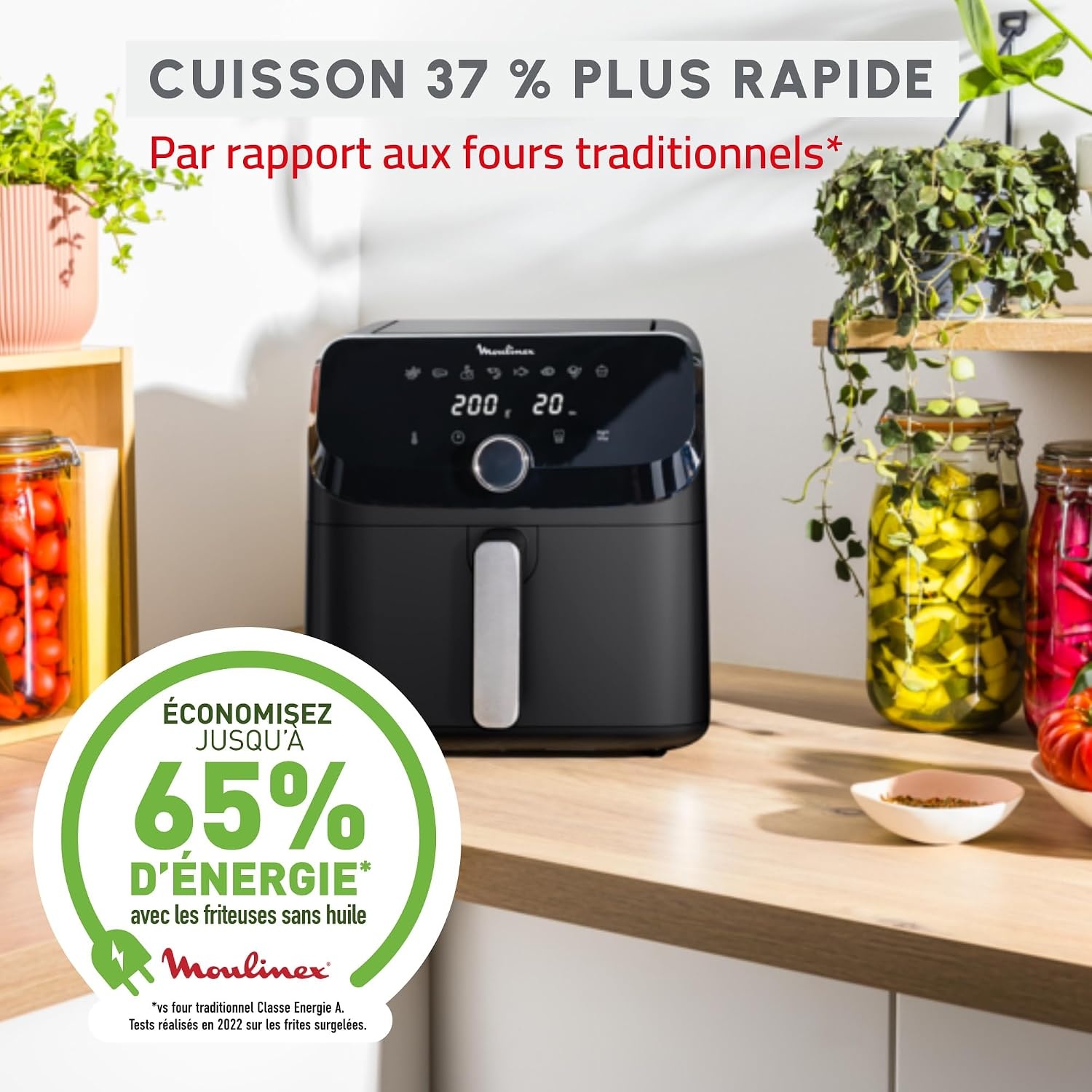 Heteluchtfriteuse Moulinex 7.5L - 34% Korting