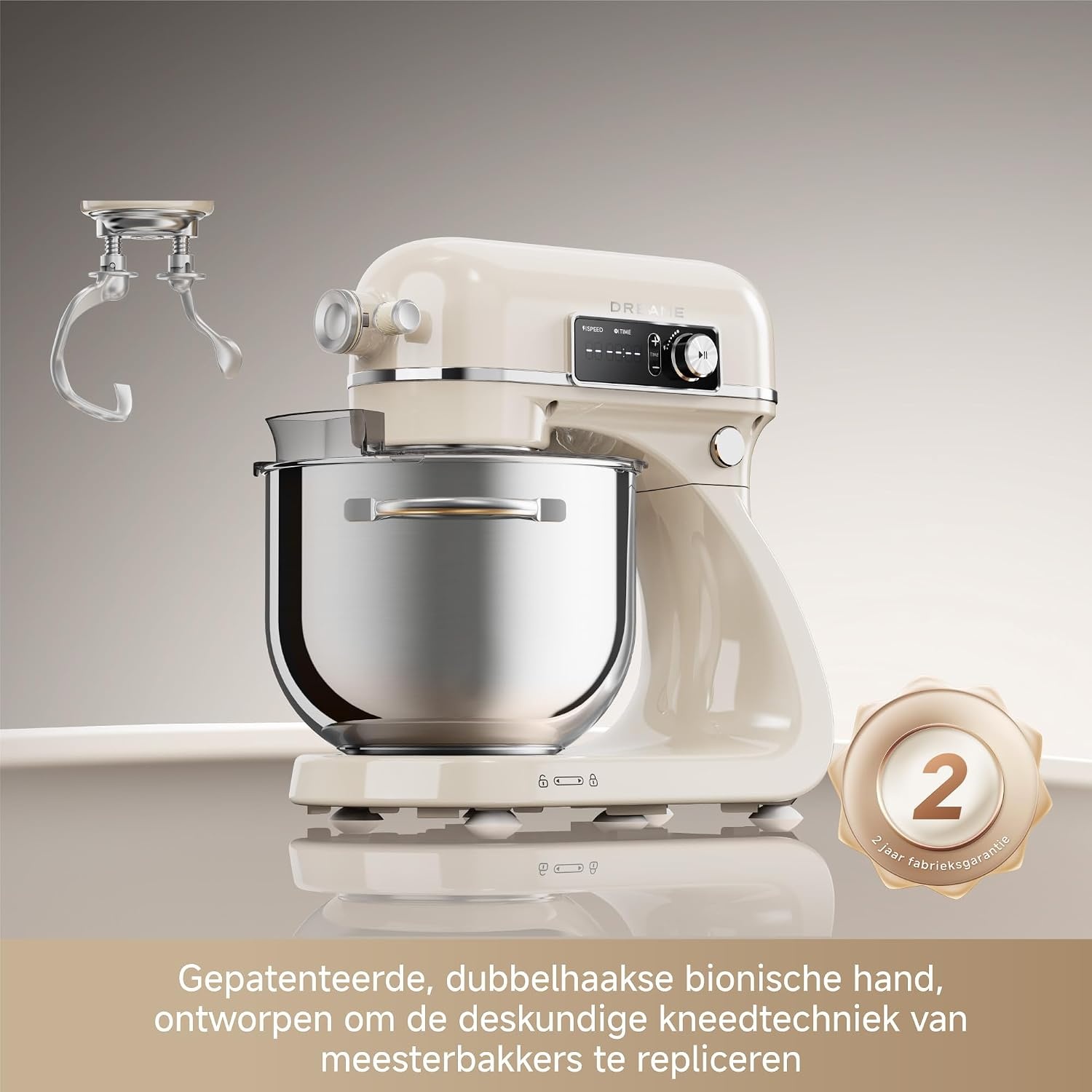 Staande Mixer BioKnead™ 800W met 6L Kom - 35% Korting