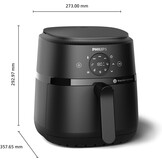 Philips Airfryer 4.2L Zwart 1500W - 34% Korting