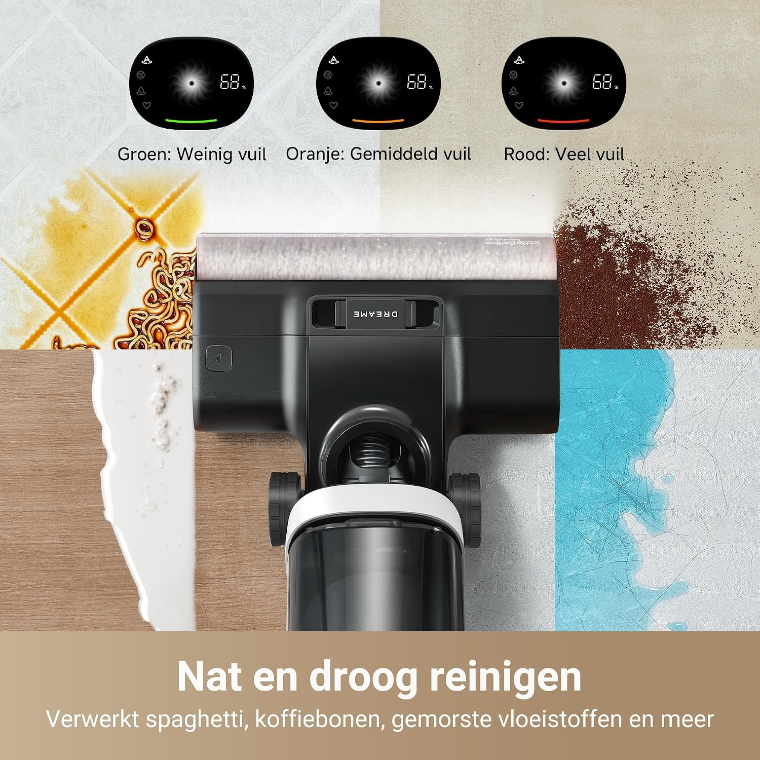 Krachtige Nat- en Droogstofzuiger H14 Pro met 18.000 Pa & 35% Korting
