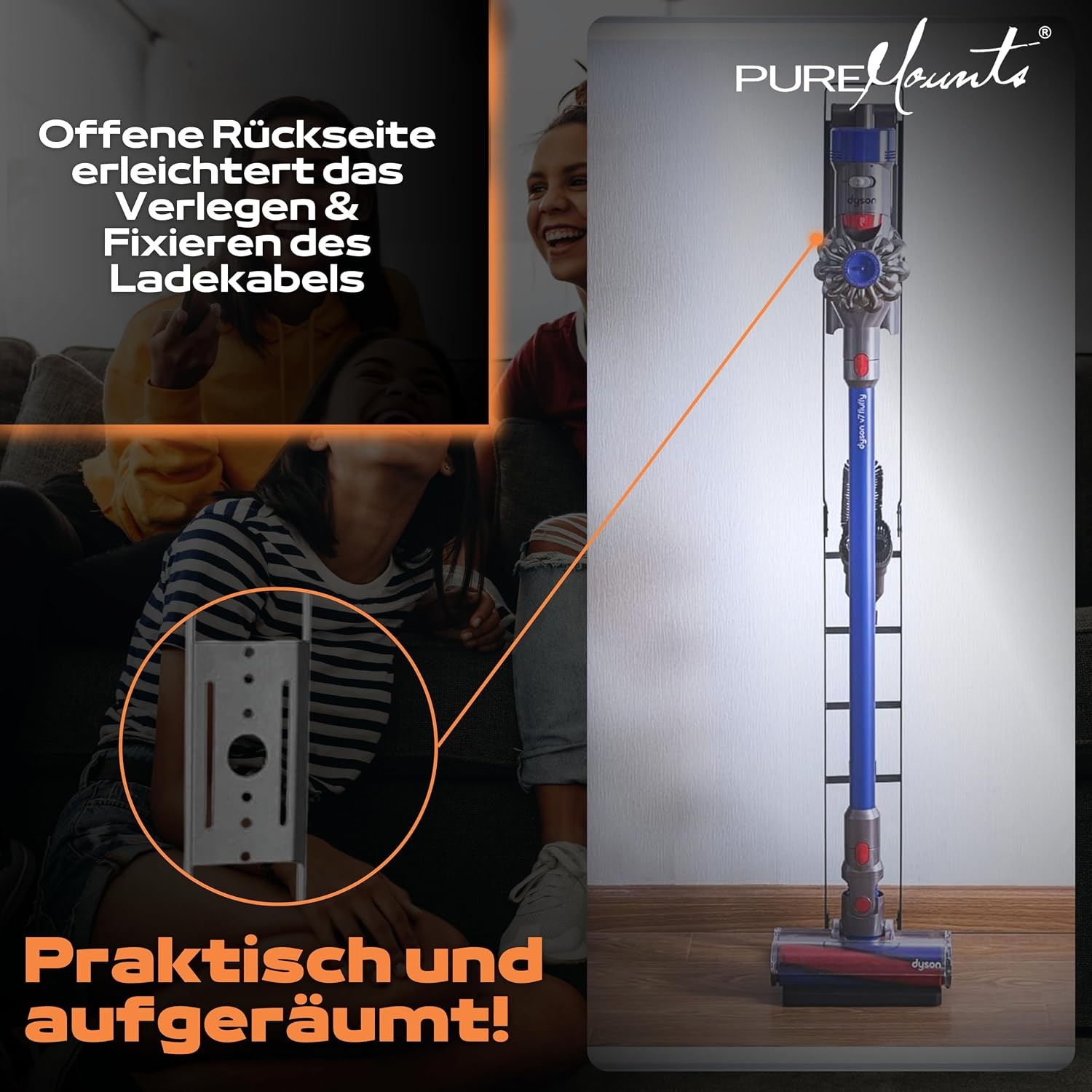 Dyson Stofzuigerstandaard Organizer Zwart - 51% Korting