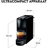 Nespresso Essenza Mini Capsule Koffiemachine (Wit) - 54% Korting!