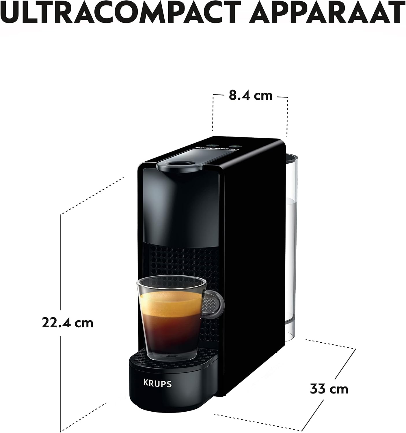 Nespresso Essenza Mini Capsule Koffiemachine (Wit) - 54% Korting!