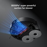 Robotstofzuiger X20 Max Zwart - 35% Korting | Dweilfunctie