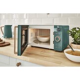Magnetron Mat Groen 20L, 800W, 6 standen, timer, ontdooi functie - 34% korting