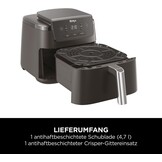 Heteluchtfriteuse 4,7L - 2000W - Zwart (34% Korting)