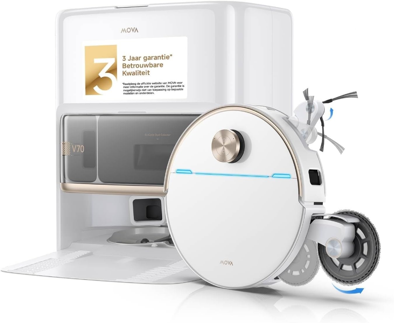 Robotstofzuiger V70 Ultra Complete Wit - 35% Korting