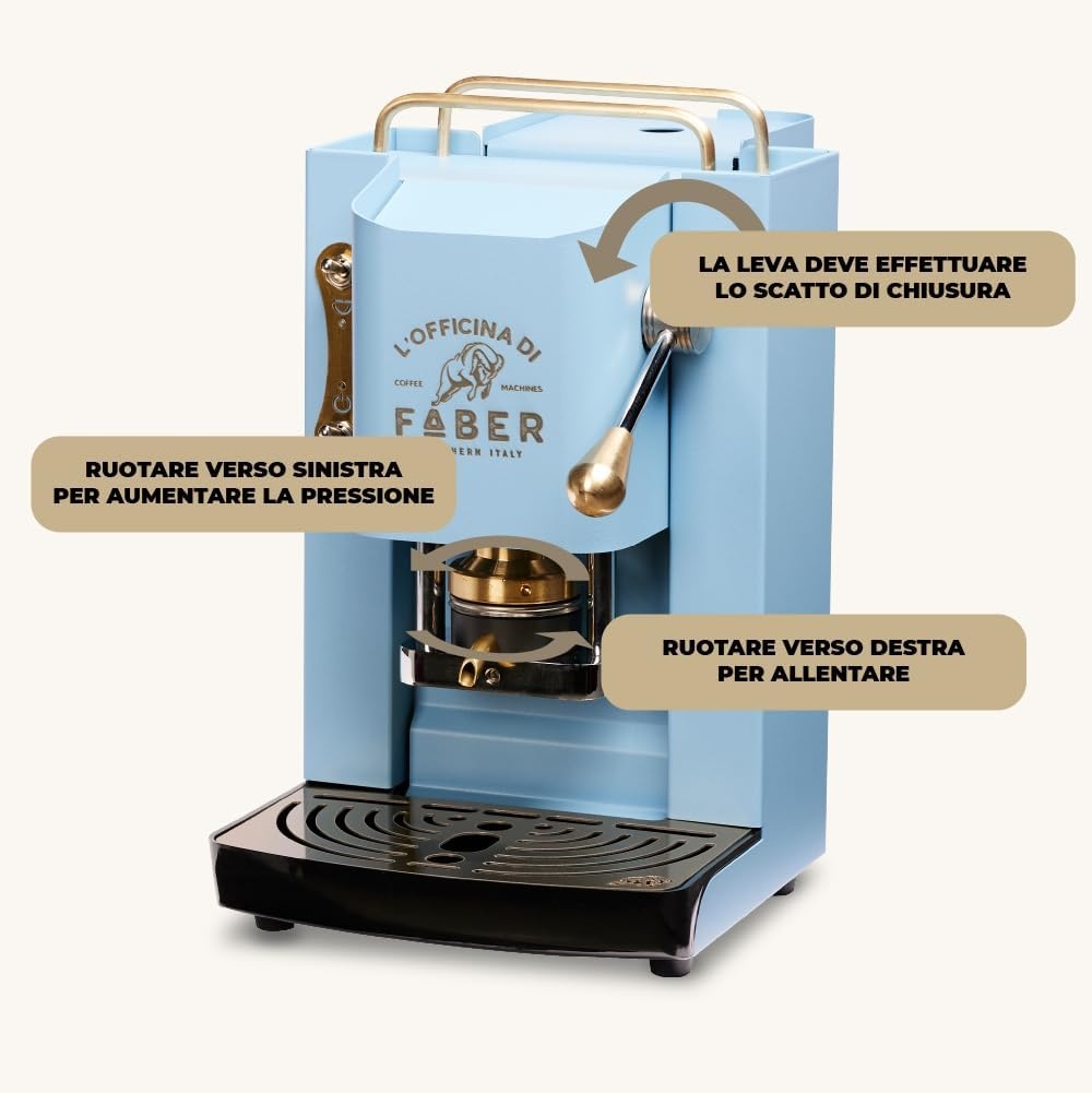 Koffiezetapparaat ESE-pads Pro Deluxe Turquoise - 35% Korting