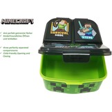 Minecraft Kinderlunchbox met 3 Vakken - BPA-vrij, 49% Korting!