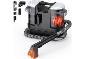 Bekledingsreiniger met Warm Water: 1400W, 20kPa | 34% Korting