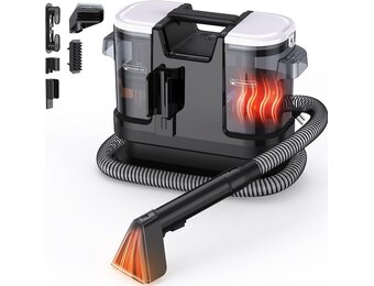 Bekledingsreiniger met Warm Water: 1400W, 20kPa | 34% Korting