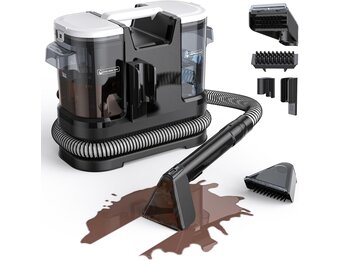 Krachtige Vlekkenreiniger & Tapijtreiniger (600W) | 54% Korting
