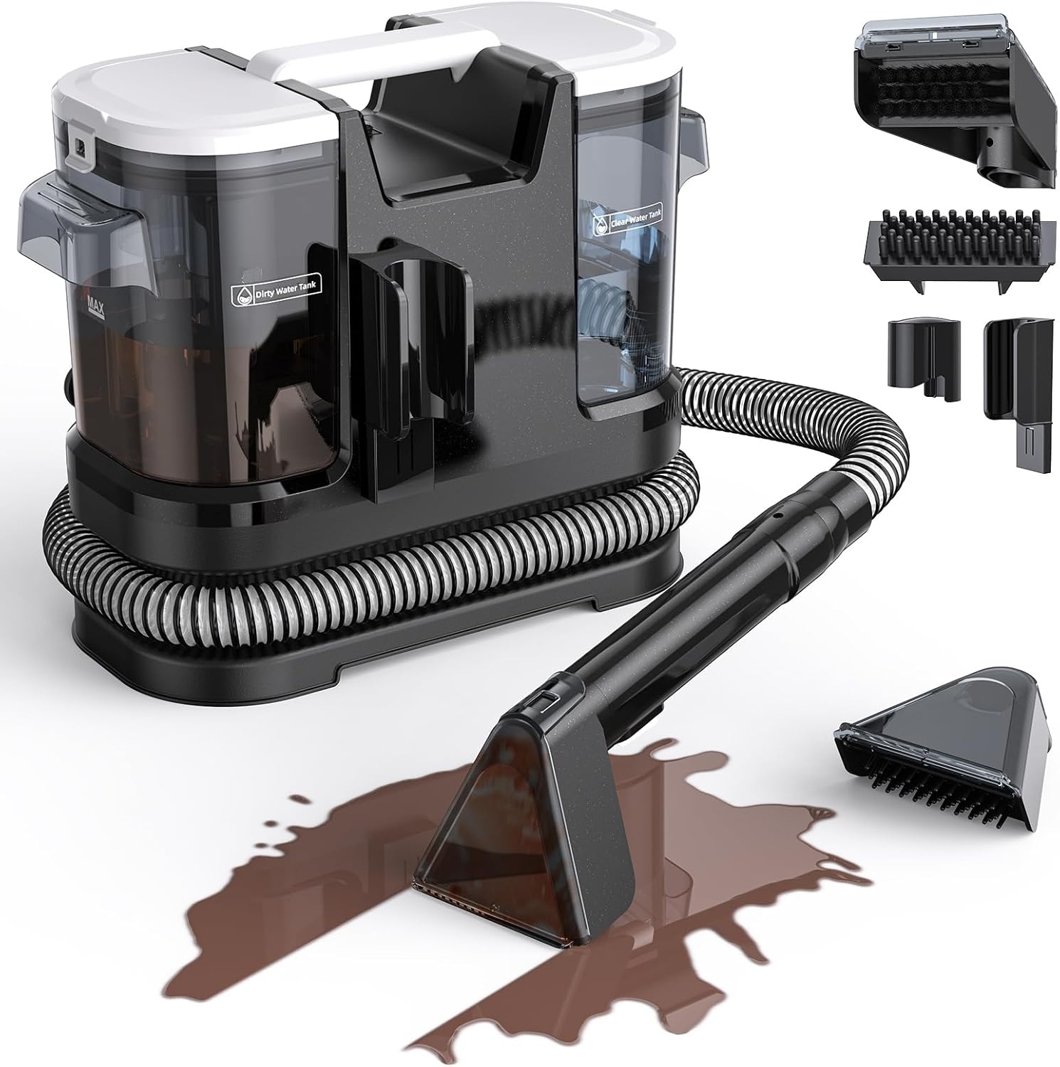 Krachtige Vlekkenreiniger & Tapijtreiniger (600W) | 54% Korting