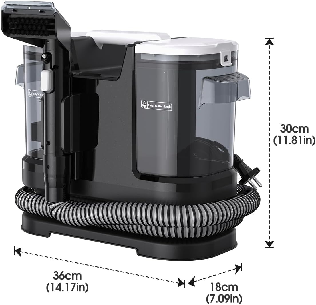 Krachtige Vlekkenreiniger & Tapijtreiniger (600W) | 54% Korting