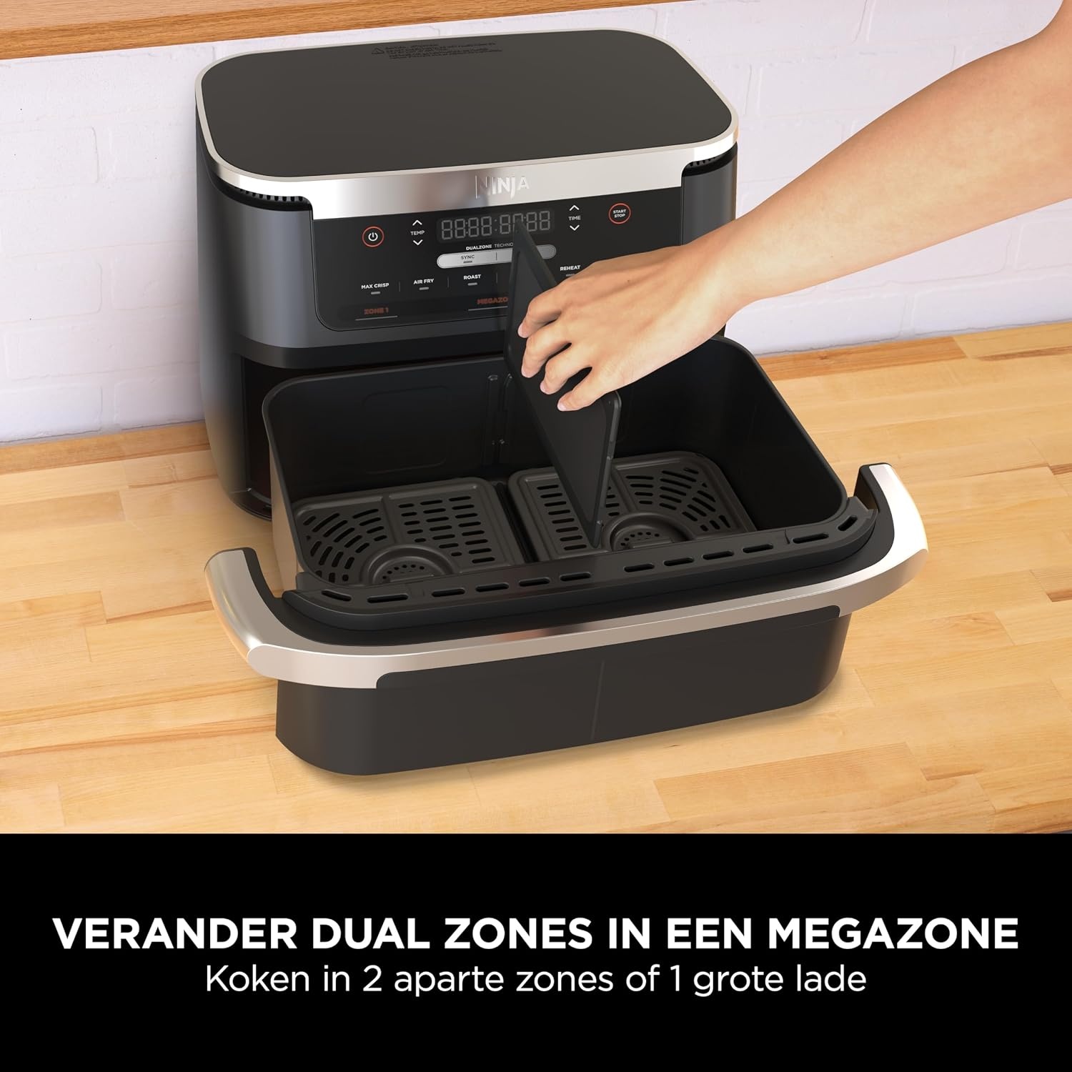 Ninja Airfryer FlexDrawer Dual Zone Zwart | 6.6L | 54% Korting