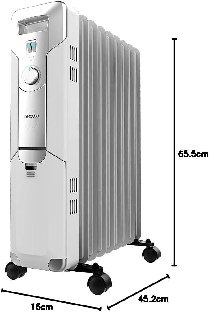 Olieradiator 2000W 9 Modules - 3 Vermogens - 20m² - 34% Korting