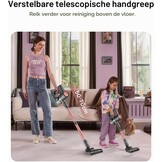 Roze Steelstofzuiger | 45 min | 45 kPa | 34% Korting