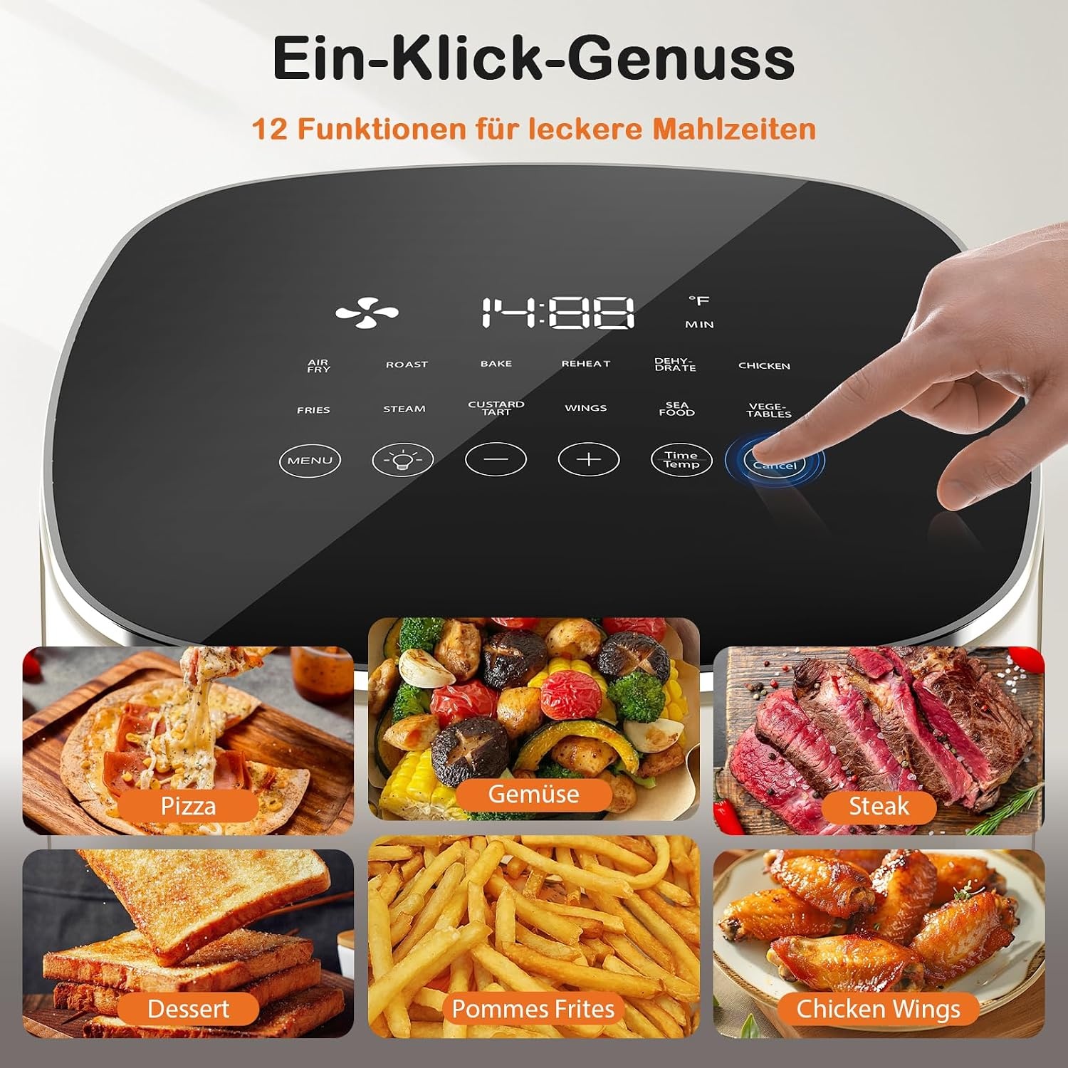 Heteluchtfriteuse 6L met Kijkvenster - 34% Korting!