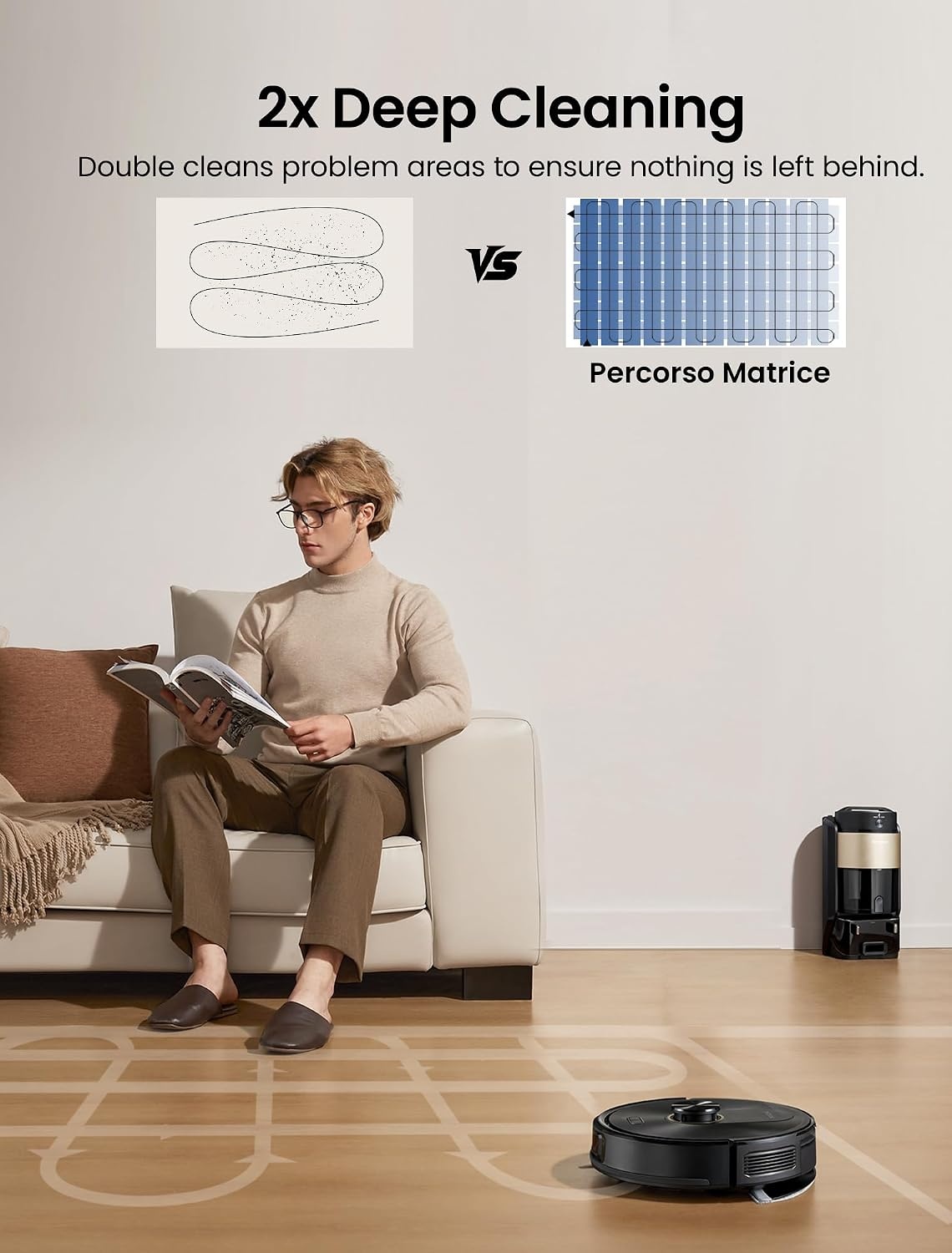Krachtige Robotstofzuiger met Dweilfunctie & Leegstation - 60% Korting!