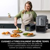 Airfryer 9,5L Dubbele Stapel XL 6-in-1 met 35% Korting