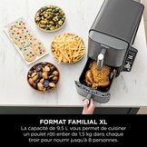 Airfryer 9,5L Dubbele Stapel XL 6-in-1 met 35% Korting