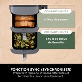 Airfryer 9,5L Dubbele Stapel XL 6-in-1 met 35% Korting