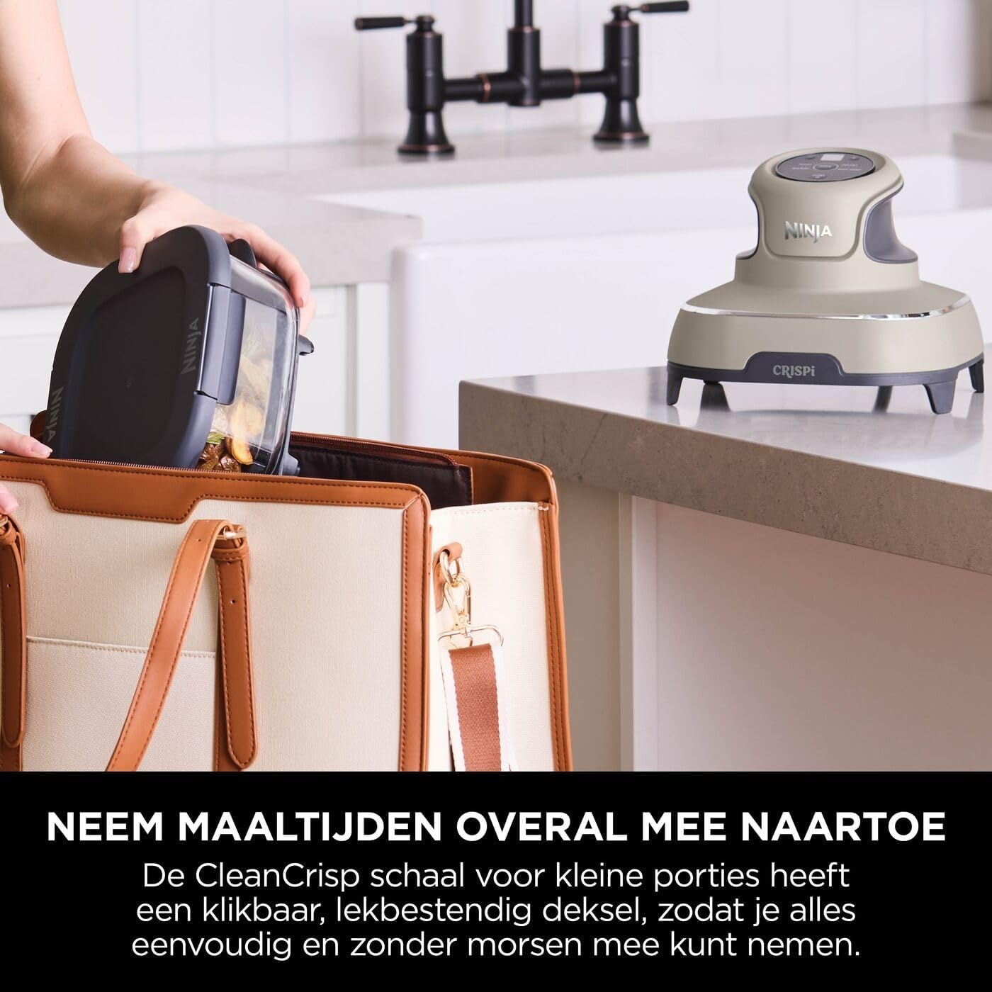 CRISPi Draagbare Heteluchtfriteuse 3,8L - 34% Korting!