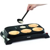 Pannenkoekenmaker voor 6 Pannenkoeken & Eieren met Antiaanbaklaag - 33% Korting
