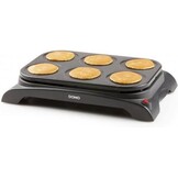 Pannenkoekenmaker voor 6 Pannenkoeken & Eieren met Antiaanbaklaag - 33% Korting