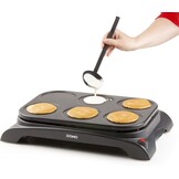 Pannenkoekenmaker voor 6 Pannenkoeken & Eieren met Antiaanbaklaag - 33% Korting