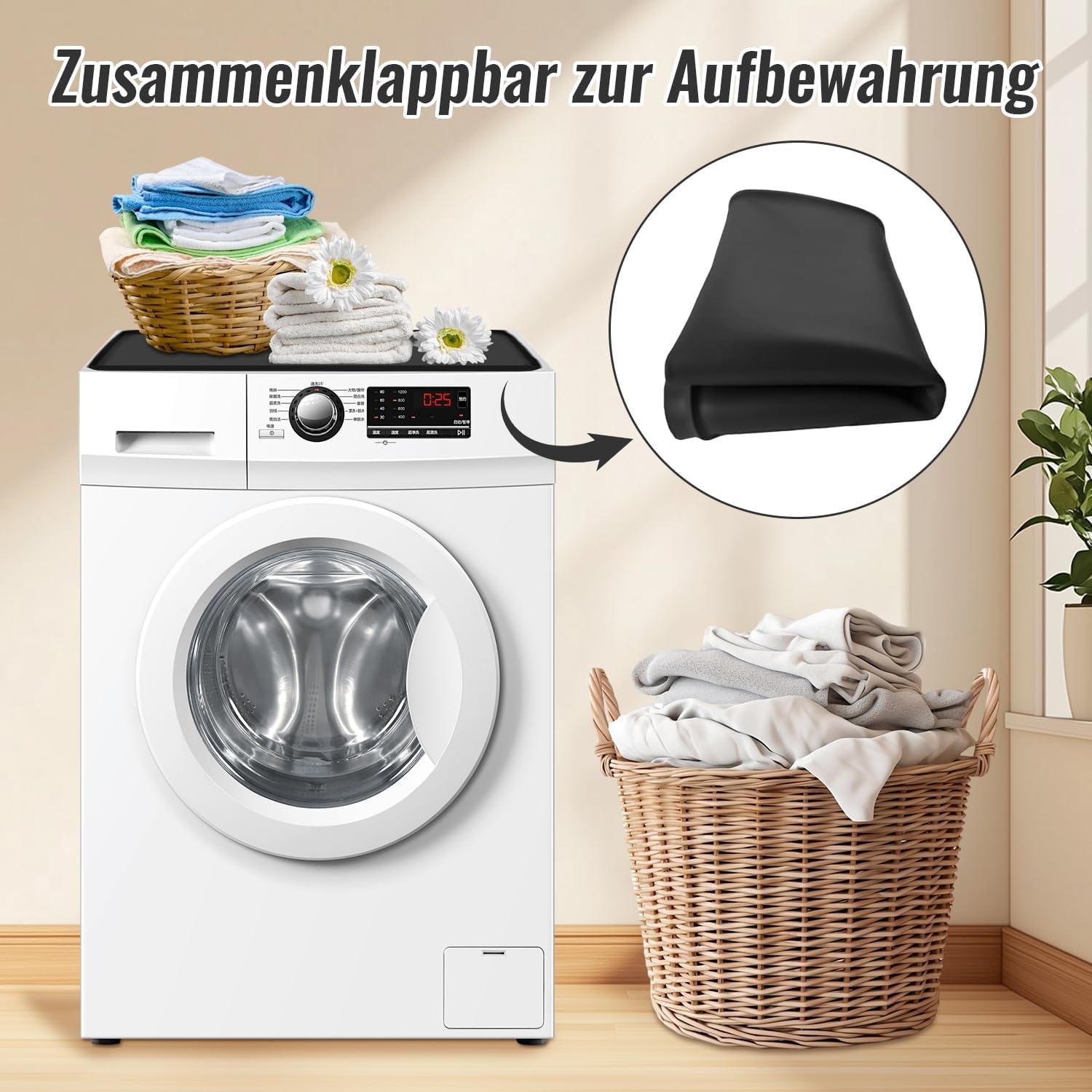Wasmachine Onderlegger & Lekbak - 60x60cm Rubber | 37% Korting