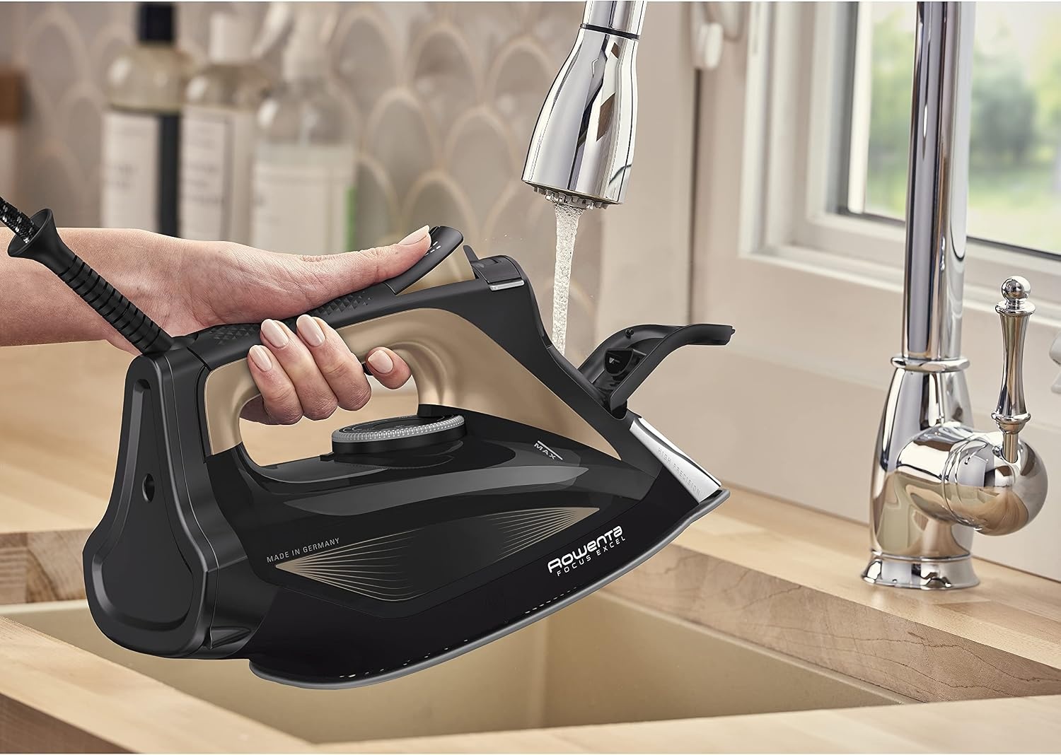 Stoomstrijkijzer Rowenta Focus Excel DW5325 - 2700W - Zwart/Brons (34% Korting)