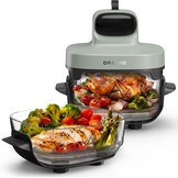 Dubbele Heteluchtfriteuse 5-in-1 met Stoom & Glas - 29% Korting