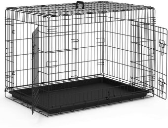 Opvouwbare Hondenkooi Metaal Zwart 92x58x64 cm - 33% Korting