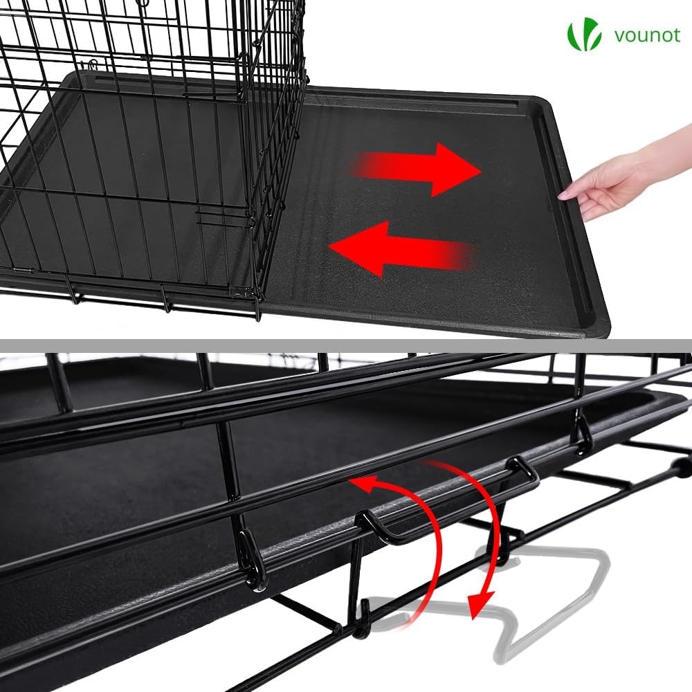 Opvouwbare Hondenkooi Metaal Zwart 92x58x64 cm - 33% Korting