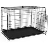 Opvouwbare Hondenkooi Metaal Zwart 92x58x64 cm - 33% Korting