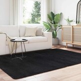 Hoogpolig Vloerkleed NAVARRA 160x230cm Zwart - 34% Korting