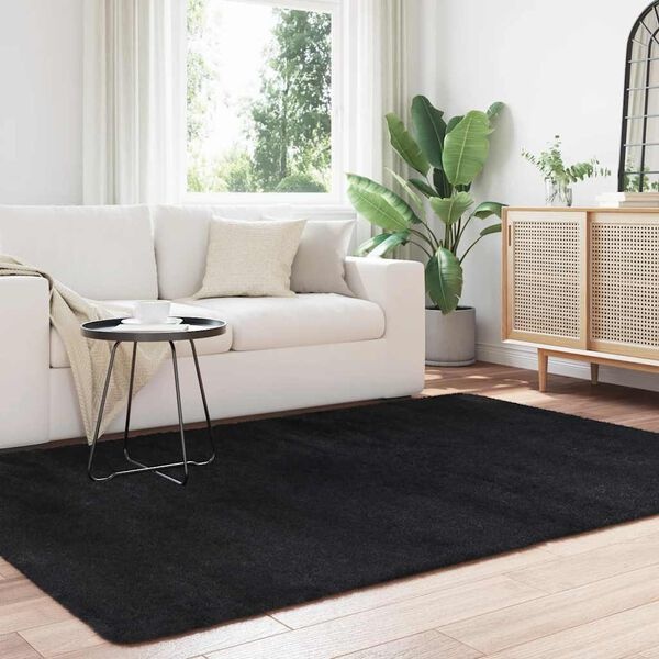 Hoogpolig Vloerkleed NAVARRA 160x230cm Zwart - 34% Korting