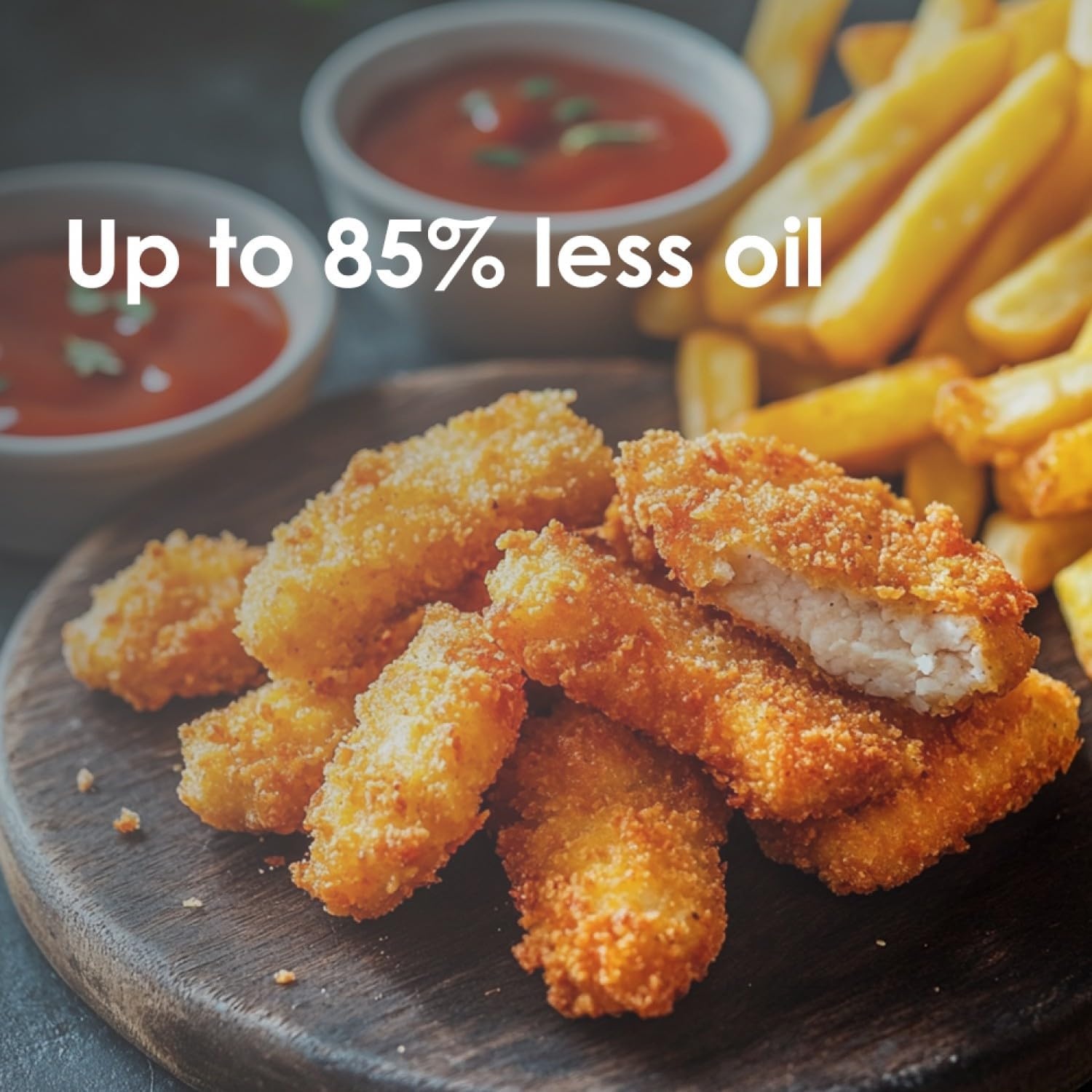 6,5L Luchtfriteuse 1600W met 8 Programma's - 34% Korting