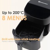 6,5L Luchtfriteuse 1600W met 8 Programma's - 34% Korting