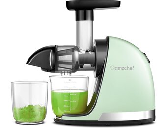 Mintgroene Slow Juicer - 54% Korting