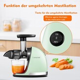 Mintgroene Slow Juicer - 54% Korting