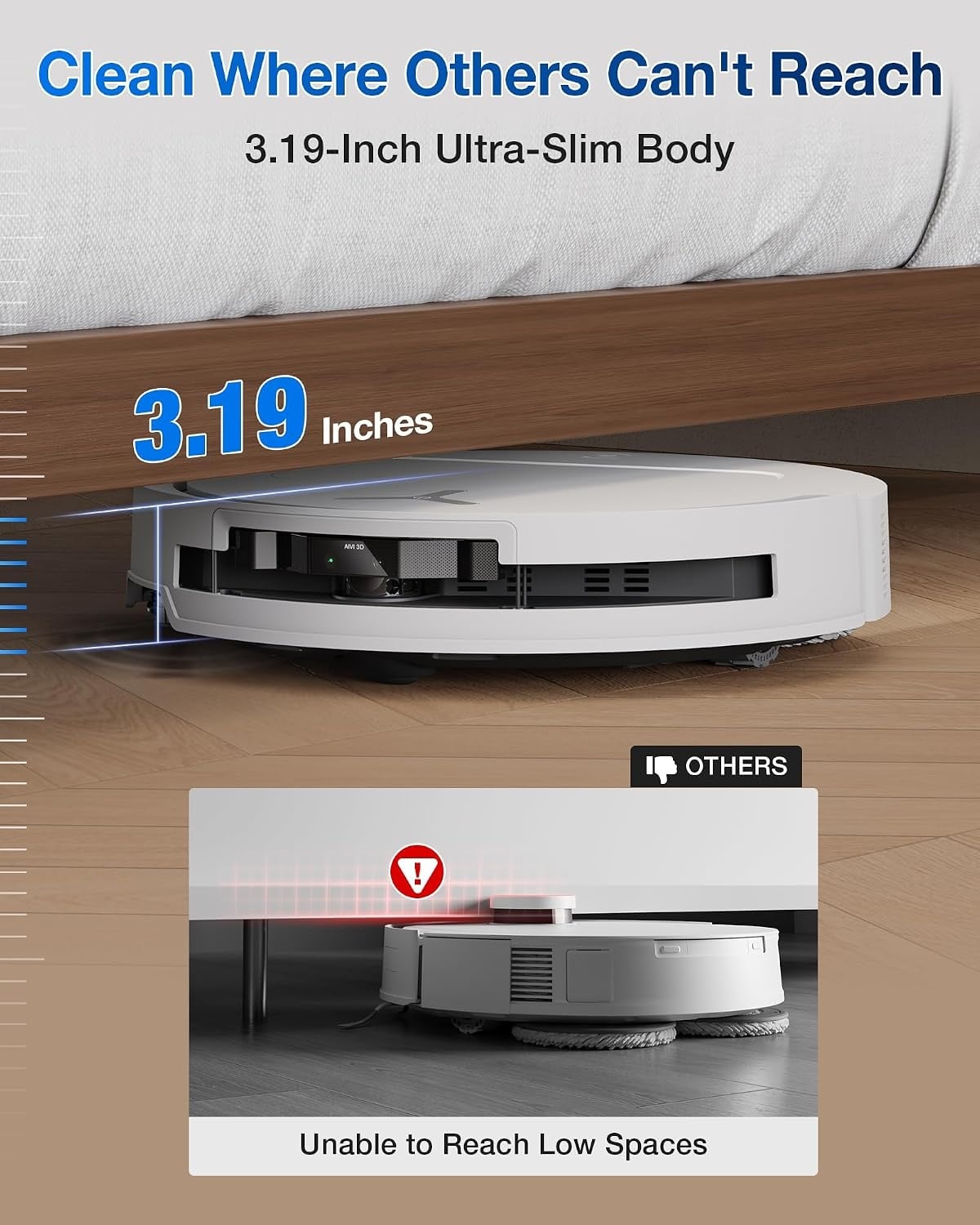 Robotstofzuiger en Dweil T50 OMNI Gen3 - 35% Korting