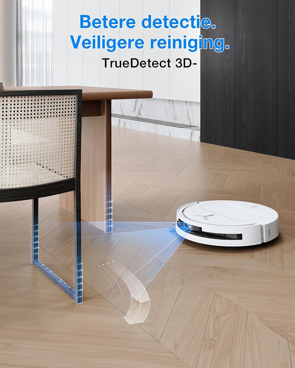 Robotstofzuiger DEEBOT T50 OMNI Gen3 - 25.000 Pa, 75°C dweil - Wit (35% Korting)