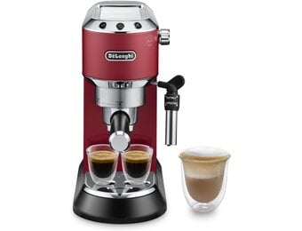 Espressomachine Dedica Style Rood met 34% Korting