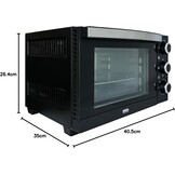 Mini Oven 15L 1200W Zwart - 53% Korting