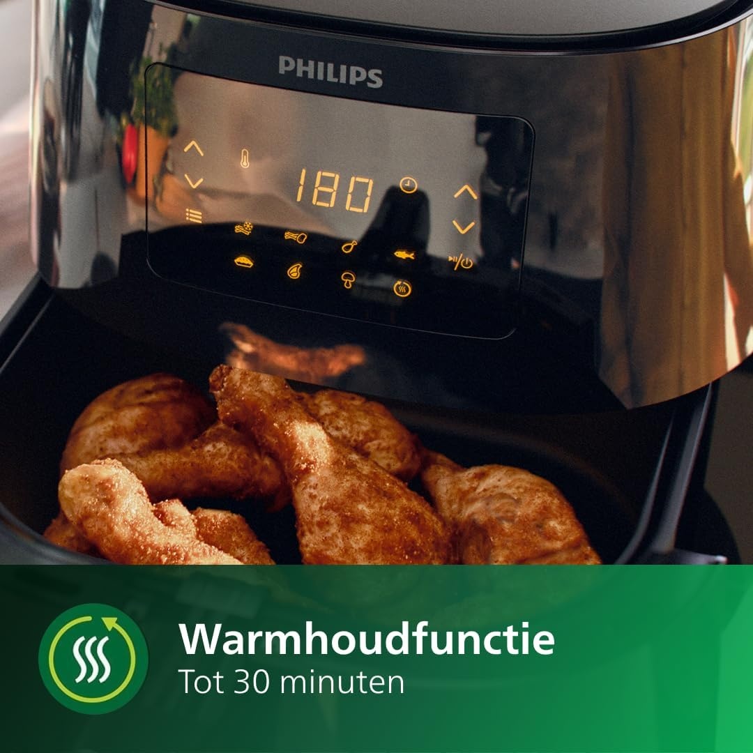 Philips Airfryer Essential XL HD9270/90 6.2L 2000W Zwart - 34% Korting